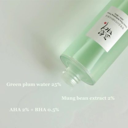 BEAUTY OF JOSEON Green Plum Refreshing AHA + BHA Toner 150ml - Image 3