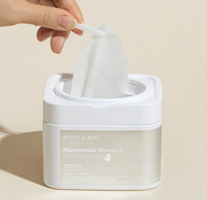 MARY & MAY Niacinamide Vitamin C Brightening Mask 30pcs - Image 3