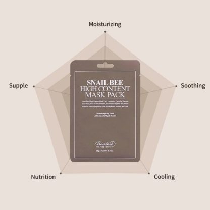 BENTON Snail Bee High Content Mask Pack 20ml Brown 1
