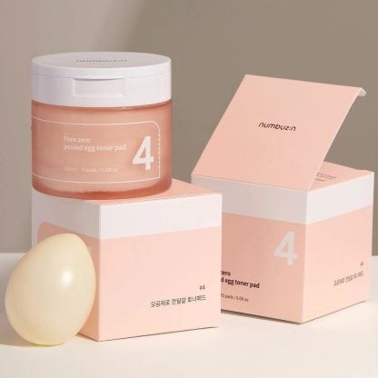NUMBUZIN No.4 Pore Zero Peeled Egg Toner Pad 70pcs
